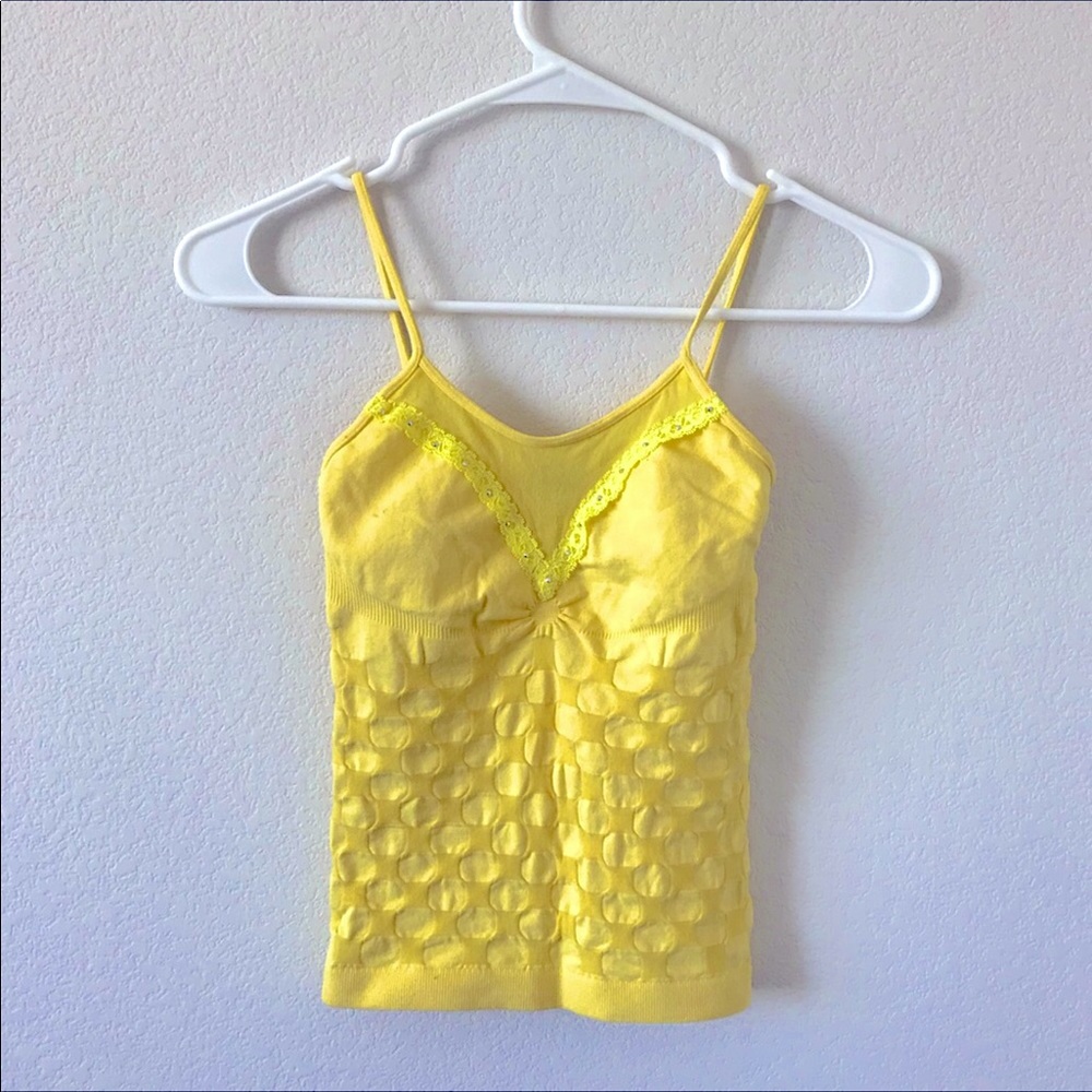 Y2K Yellow Tank Top